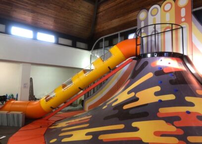 Tube slide from the side - Divočinka Michalovce