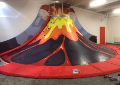 Volcano Attraction at Fun Park Košice